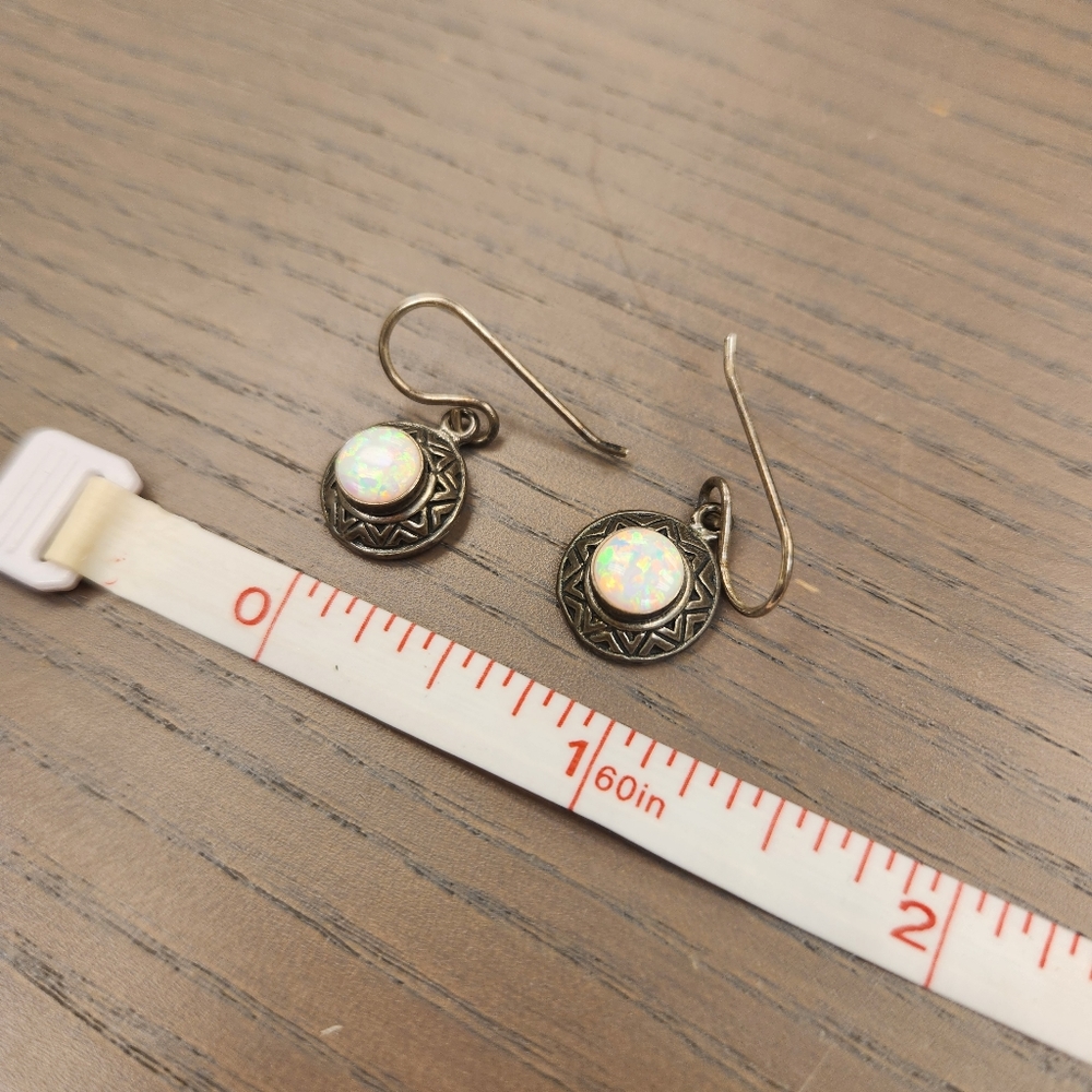 Opal earrings